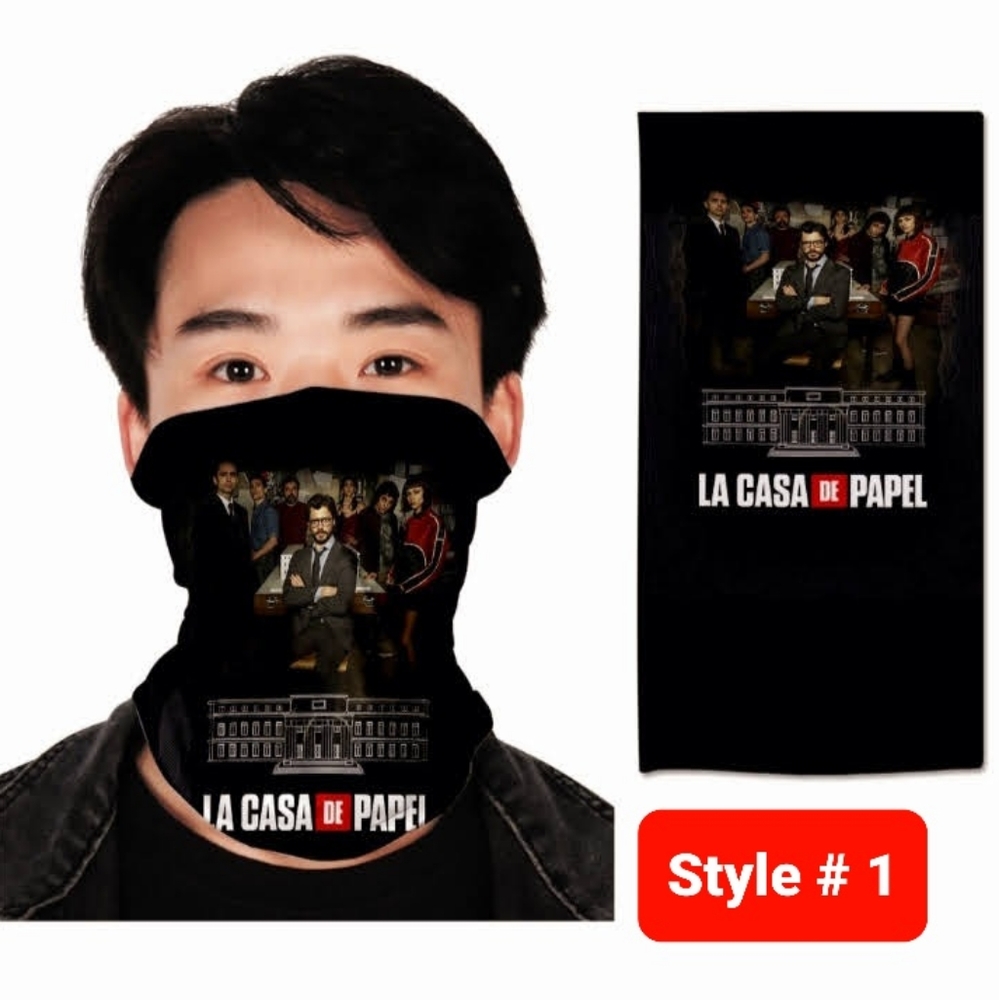 MONEY HEIST UNISEX Face Cover, Mask, Cubreboca